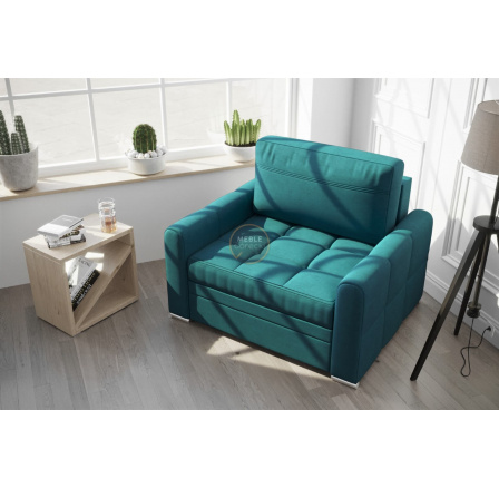 FOTEL VERONA 105 CM - Odcienie turkusu