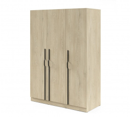 BRAGA 2 szekrény fém fogantyúkkal és fiókokkal cremona tölgy