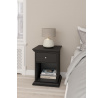 Noční stolek Norby 330, černý mat