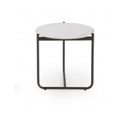 ACUNA S dohányzóasztal, fehér márvány hatás