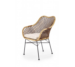 K336 étkezőszék, természetes/Bézs/Fekete