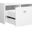 Loen 03 biały/szary srebrny - komoda