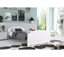 LILI PARTEROWE RAMA BIAŁY BEZ SZUFLADY BEZ MATERACY 90 X 200 KPL