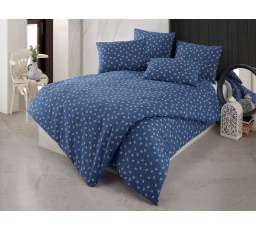 Bavlněný povlak na polštář Gina modrá