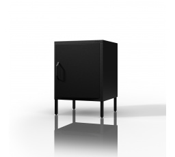 Fém fekete éjjeliszekrény Modern MIA X 424 x 595 x 400 mm