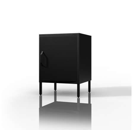 Fém fekete éjjeliszekrény Modern MIA X 424 x 595 x 400 mm