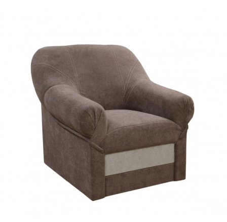 Křeslo Sandra Aston 3/2 hnědá