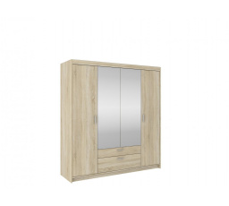 Šatní skříň Enja 4D2S, dub sonoma