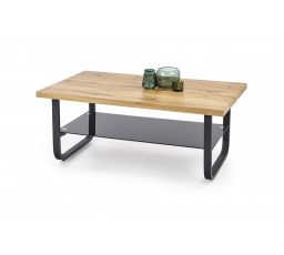 ESPINOZA PROSTOKAT konferencia asztal, fekete/természetes tölgy