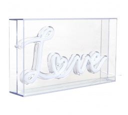 Akril LED lámpa Szerelem