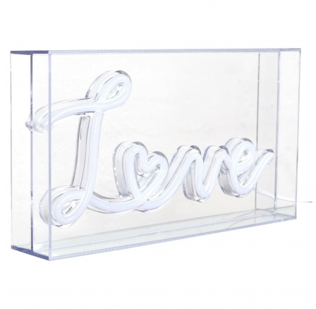 Akril LED lámpa Szerelem