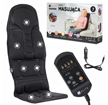 Mata Masująca Na Fotel ME-MC10 Czarna