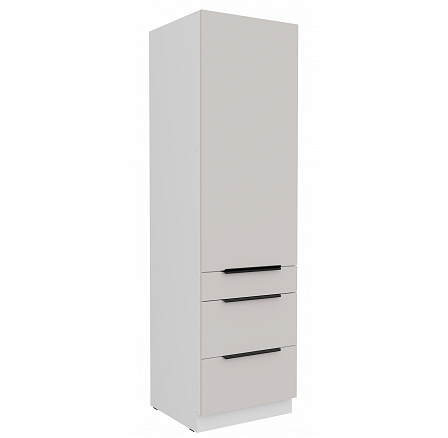 Kuchyňská skříň COMBO - 60 DKS-210 3S1F, Bílá/Kašmír