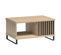 Konferenciasztal CALI C-8, Artisan/Fekete matt