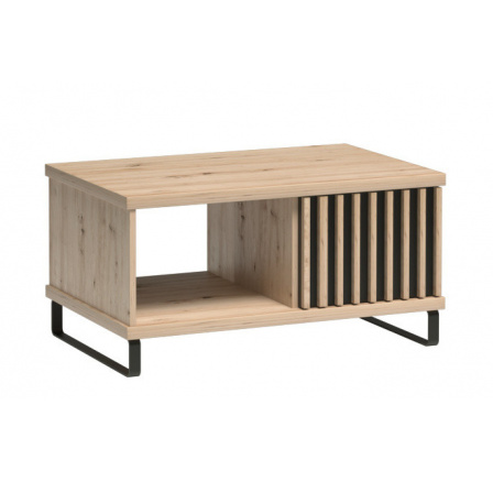 Konferenciasztal CALI C-8, Artisan/Fekete matt