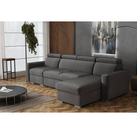 Sedací souprava Petrit I pravá Kronos šedá