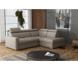 Sedací souprava Petrit II pravá Aragon hnědošedá