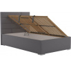 Postel Toriana 140x200, tmavě šedá