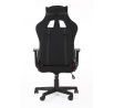 CAYMAN fotel gabinetowy czerwony / czarny