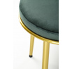 Étkezőszék K517, Sötétzöld/Arany