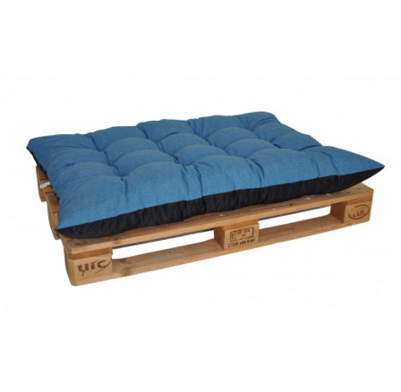 Paletový sedák / zahradní matrace tyrkysový melír