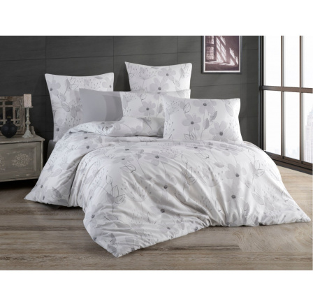 Krepový povlak na polštář Romance grey 30x40 Krepový povlak na polštář Romance grey 30x40