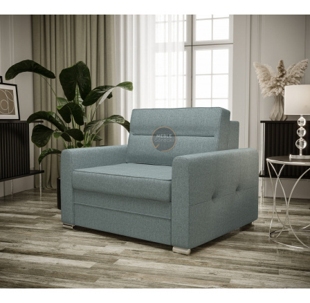 FOTEL ARTE 105 CM - Odcienie niebieskiego