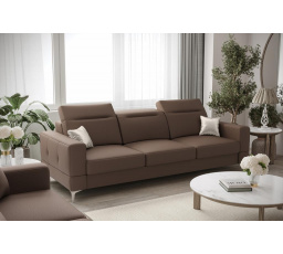SOFA MALIBU III 245 CM SKÓRA NATURALNA - Skóra cappuccino