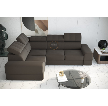 NAROŻNIK ROYAL II 280×210 - lewa , Odcienie brązowego