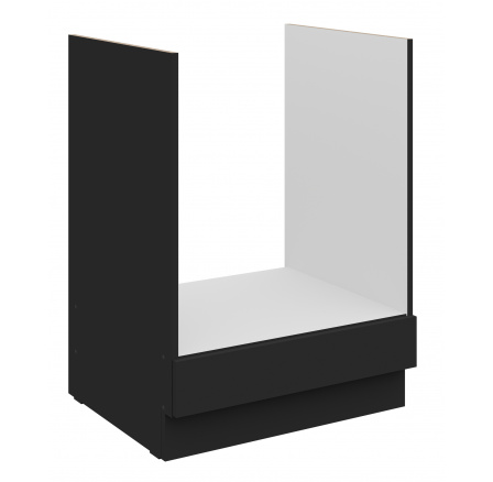 Dolní skřínka SIENA - 60 D GAZ BB, Černá mat/Černá mat