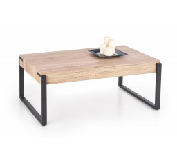 CAPRI konferencia asztal, san remo tölgy/fekete