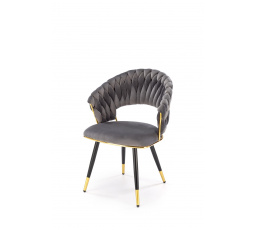 Étkezőszék K551, Szürke/Fekete/Arany