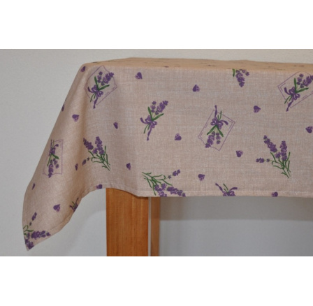 Ubrus 120x120 motiv levandule