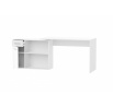 Biurko narożne SAULO White+Gray