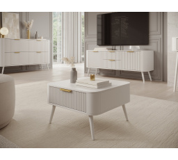 Chavelle Coffee Table Biały 67x40 Not applicable