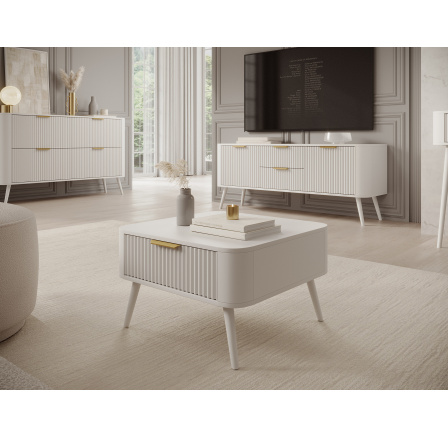 Chavelle Coffee Table Biały 67x40 Not applicable