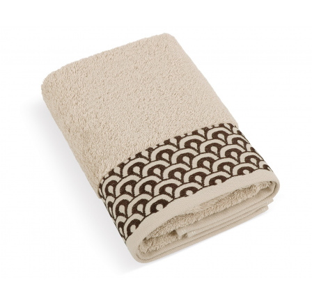 Froté ručník Krajka 50x100cm 500g béžová