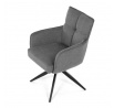 Jídelní židle, šedá, látka, DCH-P3170 GREY2