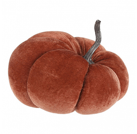 Textil tök - átmérő 23 cm, puha plüssel, barna színű Textil tök - átmérő 23 cm, puha plüssel, barna színű