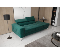 SOFA TOSCANIA II SZEZLONG 205 CM - Odcienie zieleni , Szezlong po prawej - prawa strona