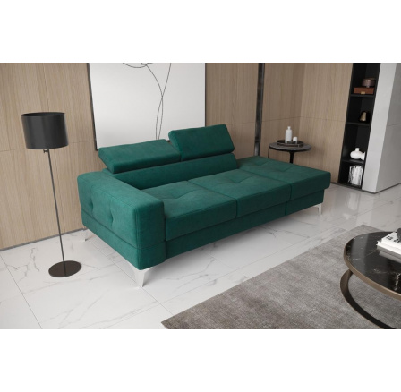 SOFA TOSCANIA II SZEZLONG 205 CM - Odcienie zieleni , Szezlong po prawej - prawa strona