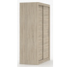 NOEMI 04 ruhásszekrény, Sonoma tölgy