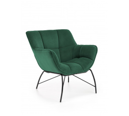 BELTON lounge szék, sötétzöld