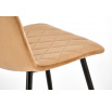 Étkezőszék K525 VELVET, Bézs/Fekete