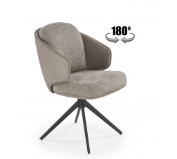 Forgó étkezőszék K554, Szürke/Világosszürke/Fekete