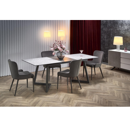 TIZIANO étkezőasztal, világosszürke