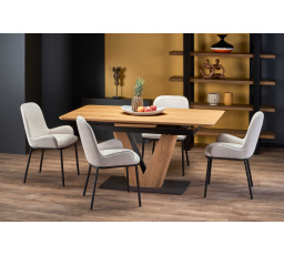 UMBERTÓ étkezőasztal, természetes tölgy