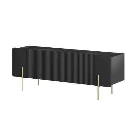 MALMI RTV 150 2D1SZ - czarny / złote nogi MALMI RTV 150 2D1SZ - czarny / złote nogi