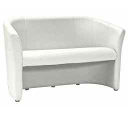 TM-2 kanapé, Fehér ekobőr EK-26/Wenge