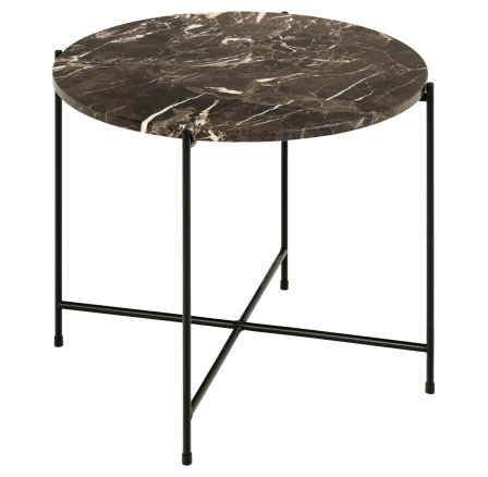 Avila alacsony dohányzóasztal barna márvány